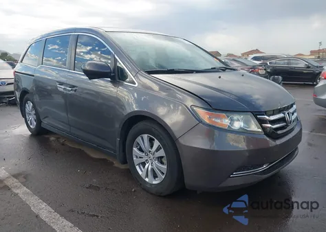 2016 Honda Odyssey Ex-L z USA, uszkodzony, nr VIN 5FNRL5H65GB004853